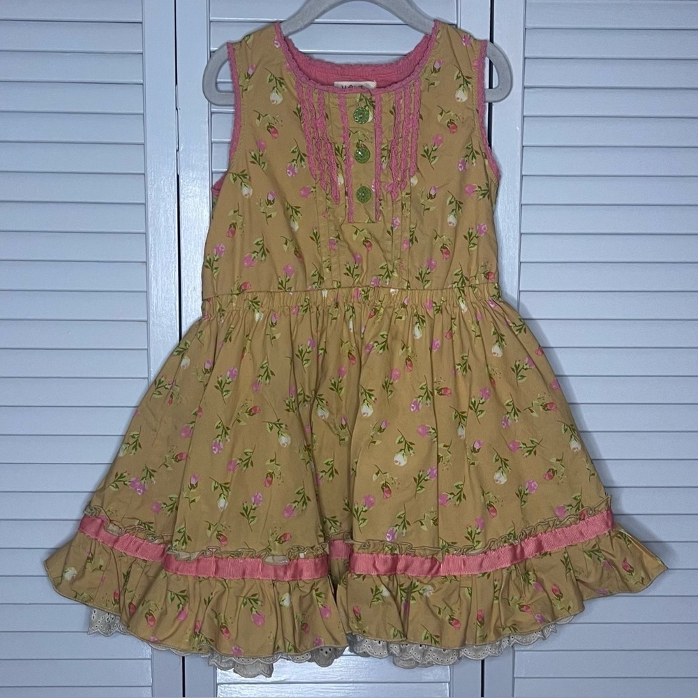 Matilda Jane Girl’s Yellow Floral Dress